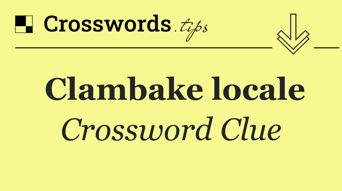 Clambake locale