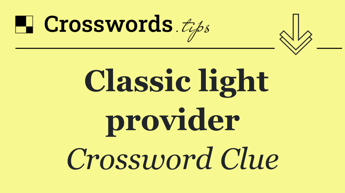 Classic light provider