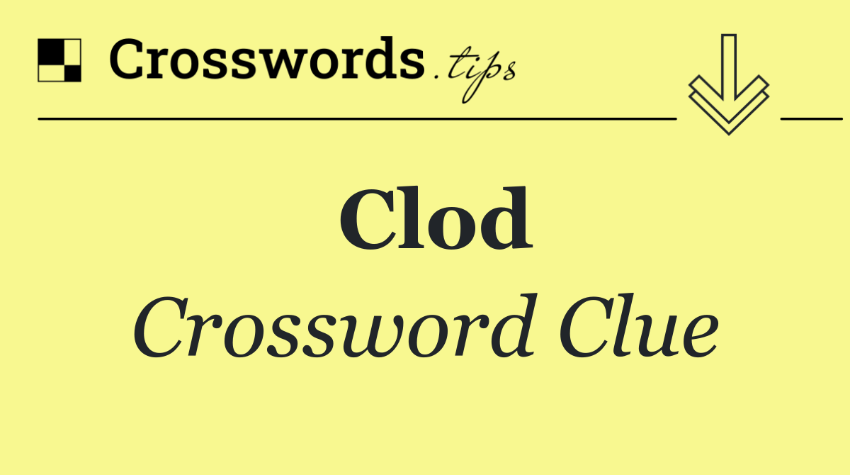 Clod