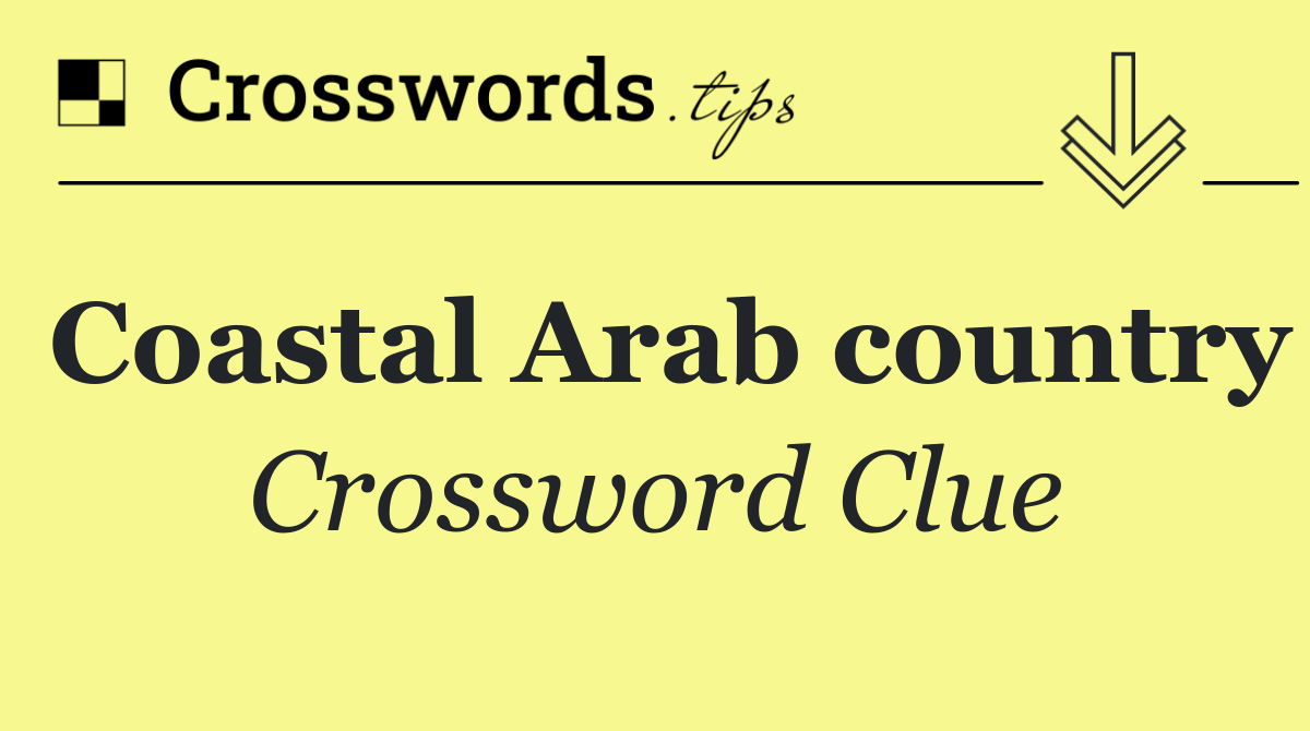 Coastal Arab country