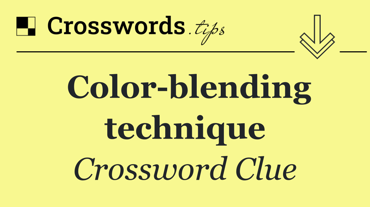 Color blending technique