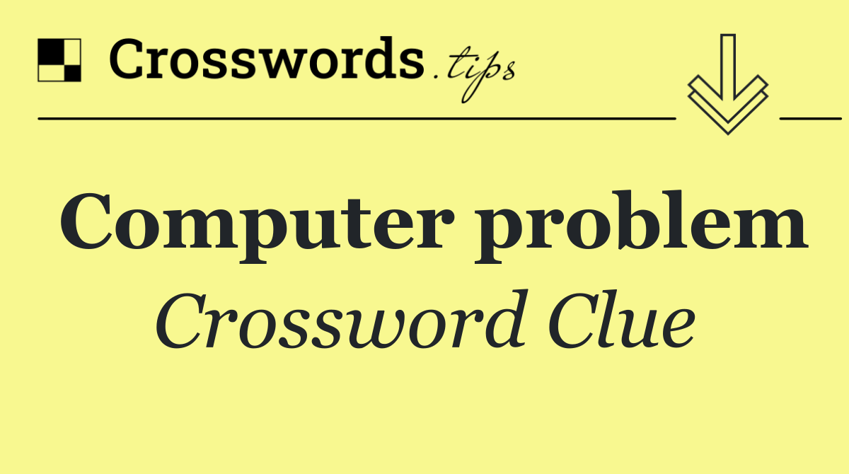 Computer problem