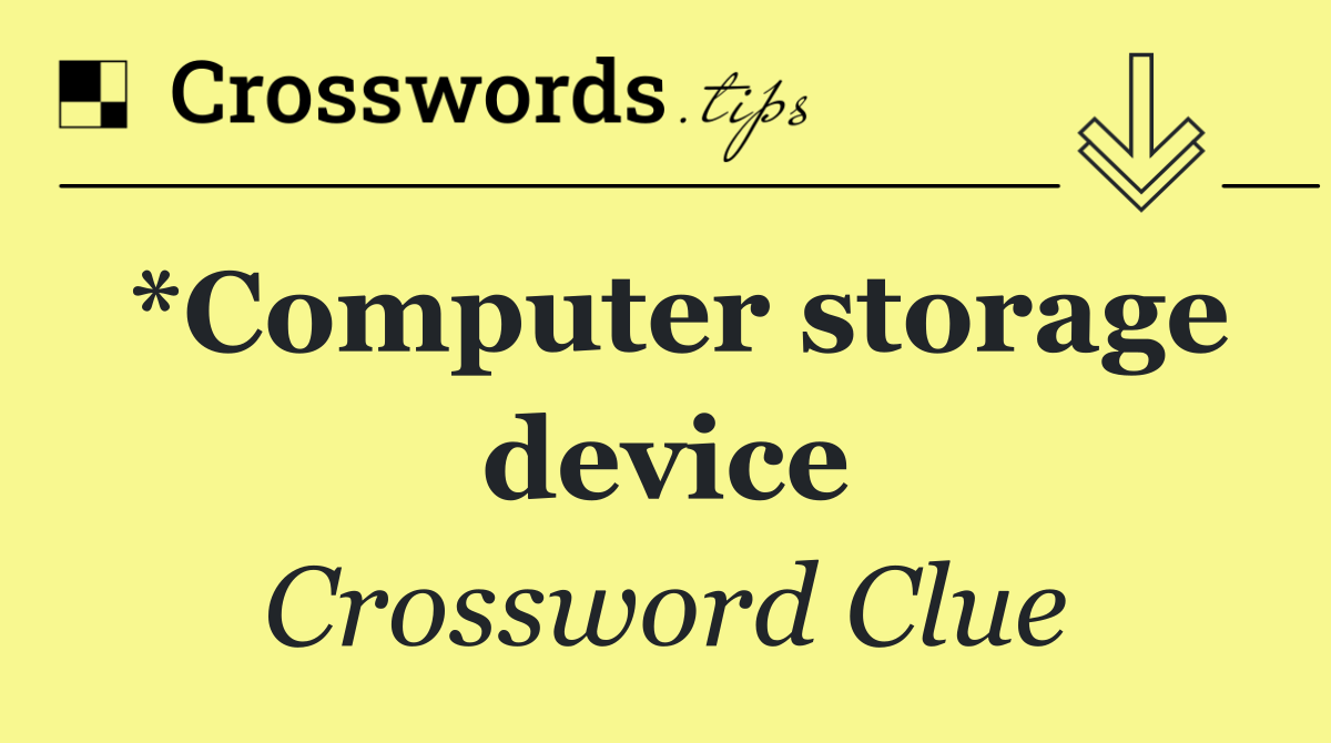 *Computer storage device