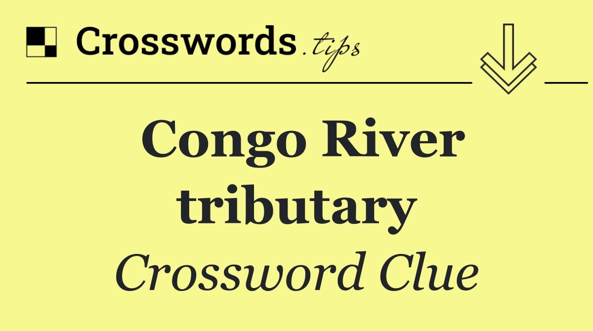 Congo River tributary