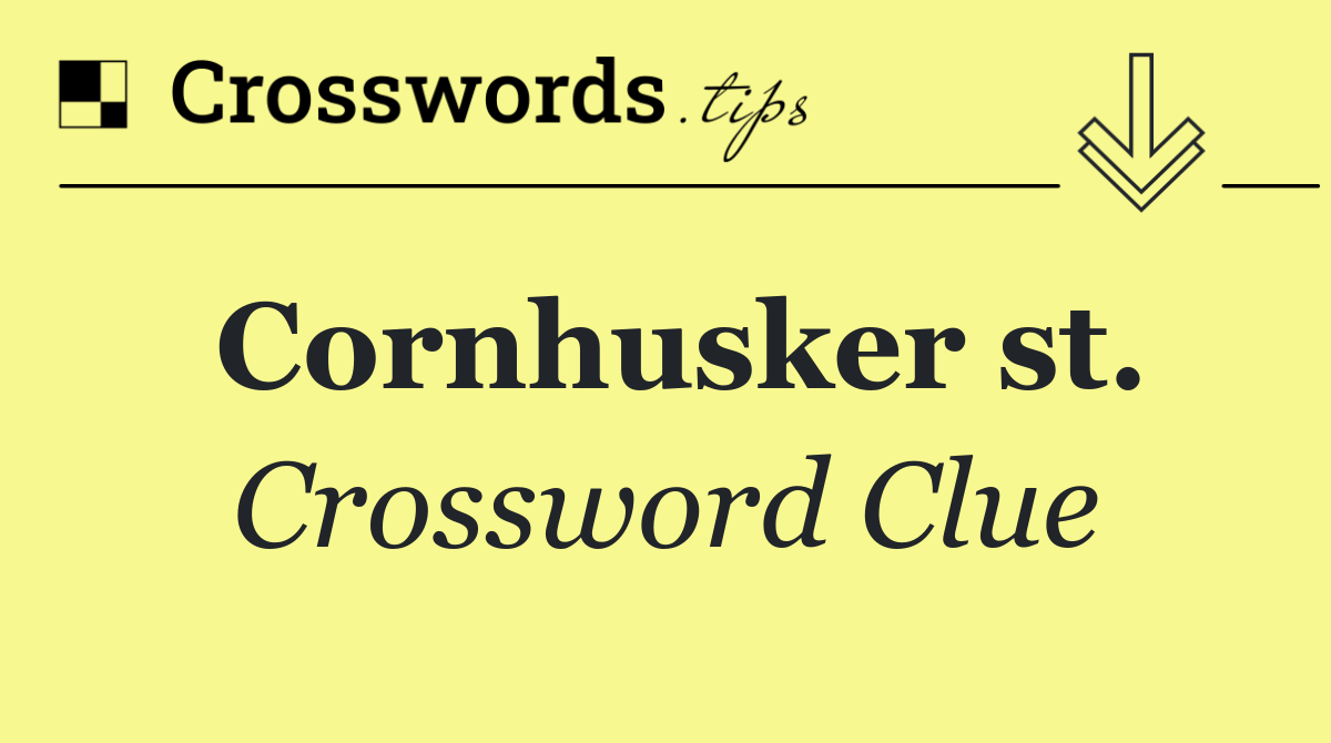 Cornhusker st.