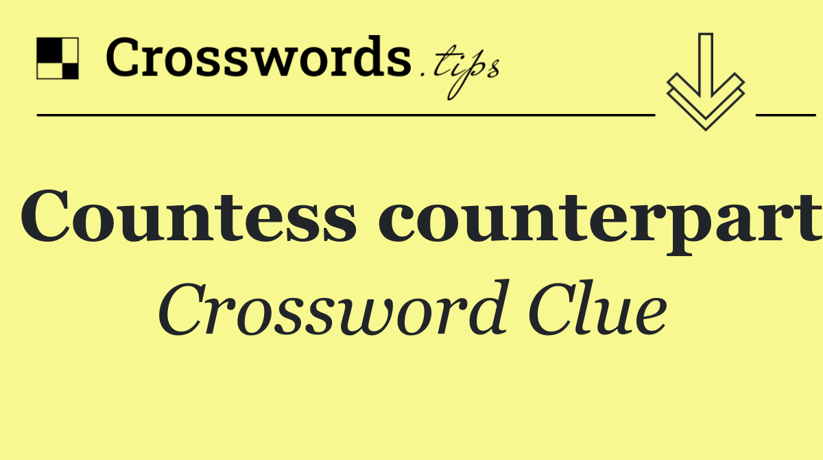 Countess counterpart
