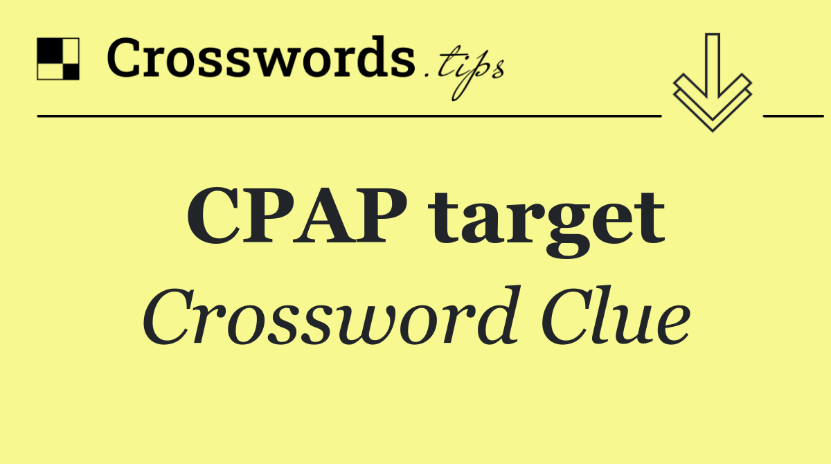 CPAP target