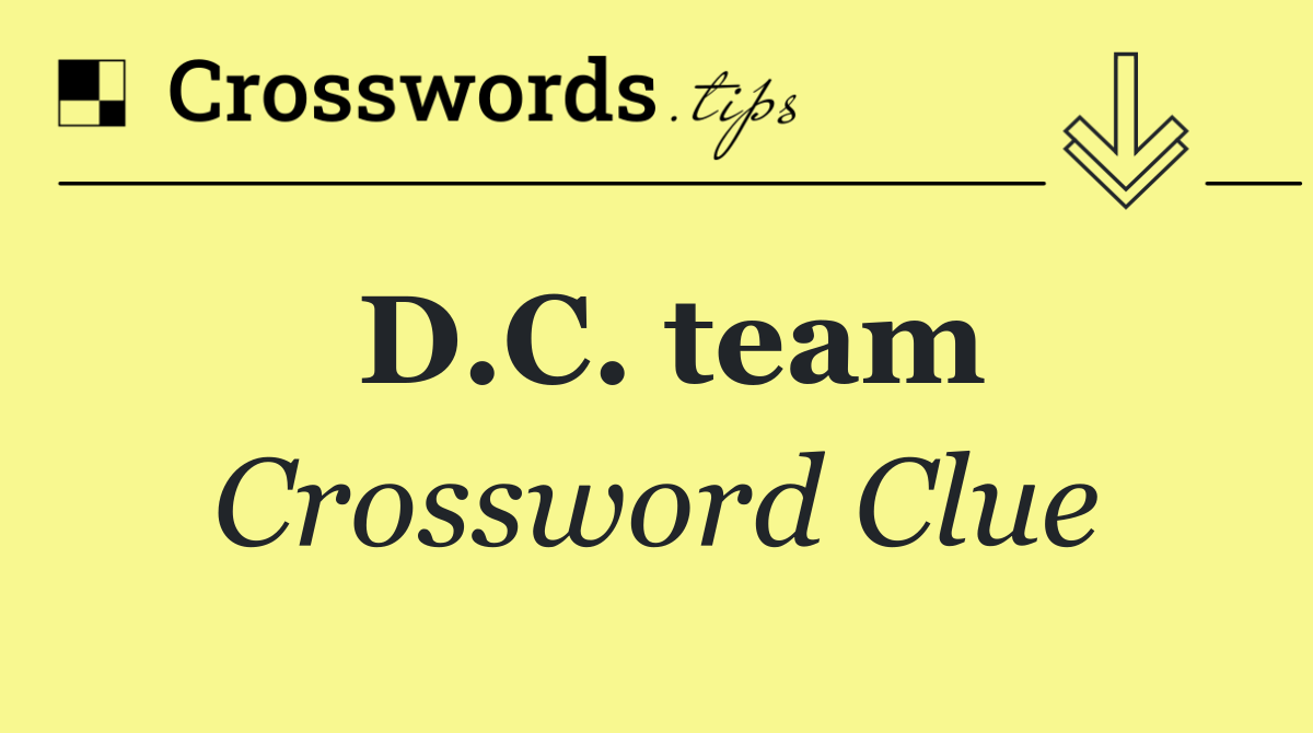 D.C. team