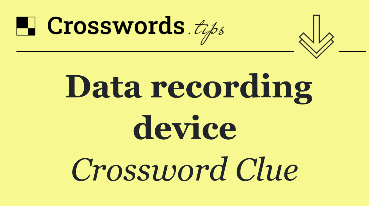 Data recording device