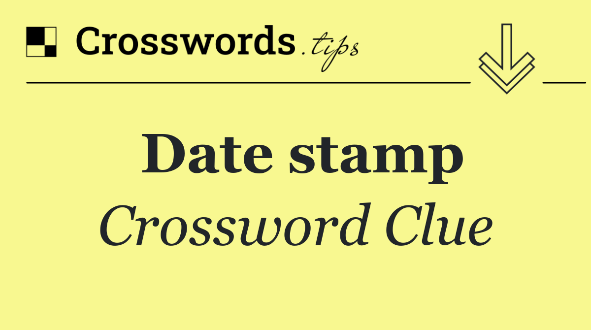 Date stamp