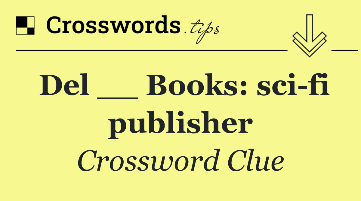 Del __ Books: sci fi publisher
