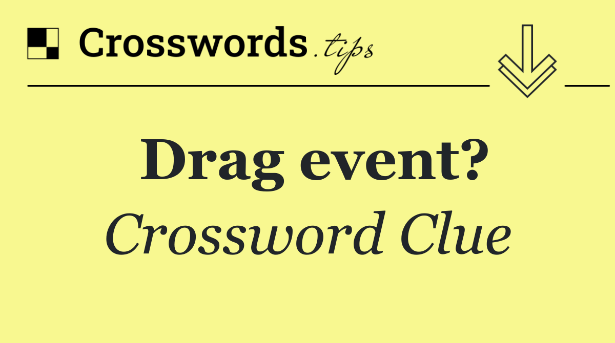 Drag event?