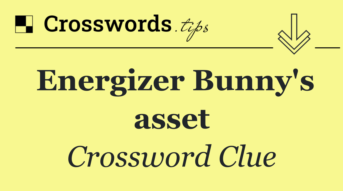 Energizer Bunny's asset