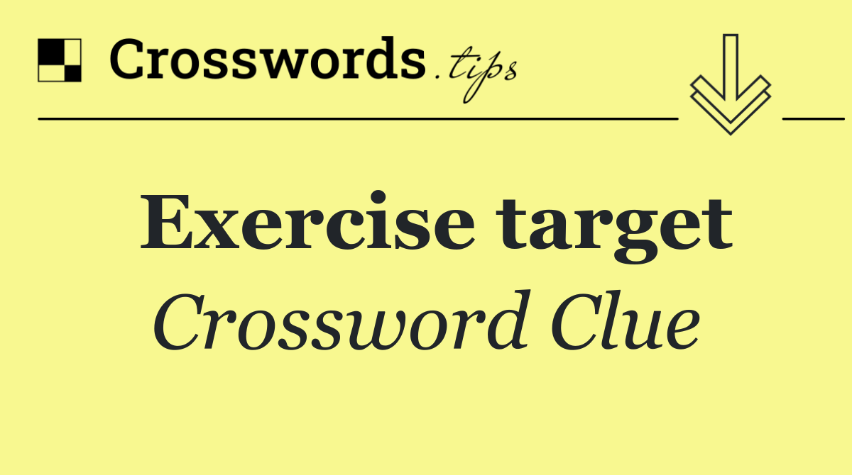 Exercise target