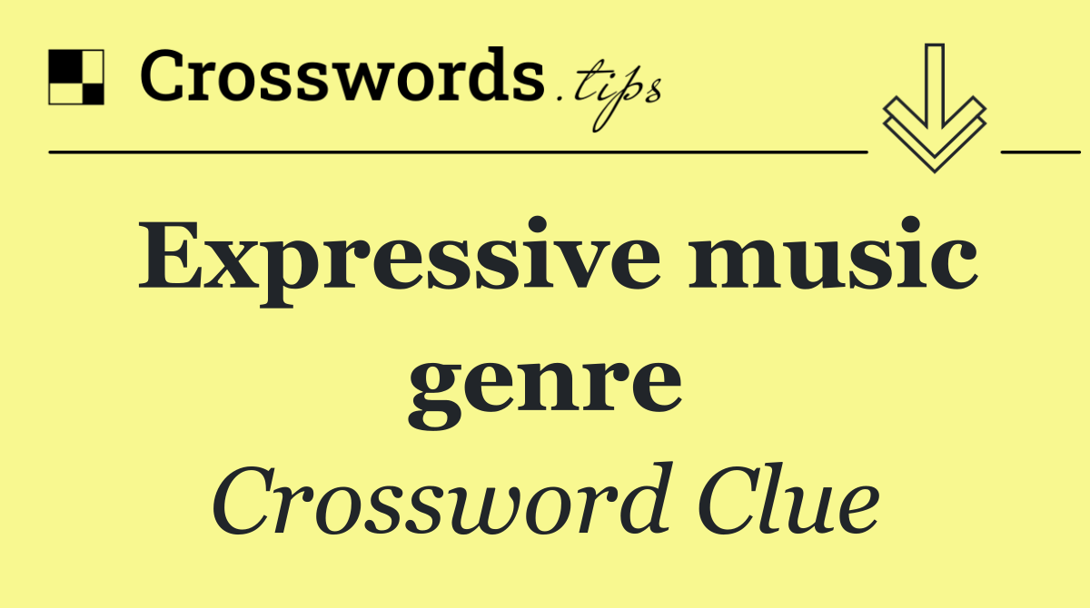 Expressive music genre