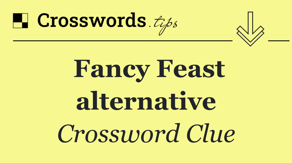 Fancy Feast alternative