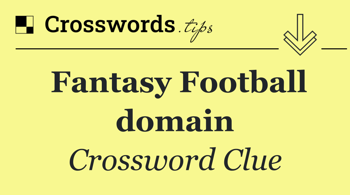Fantasy Football domain
