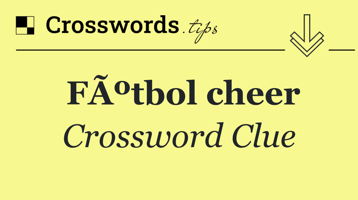 FÃºtbol cheer