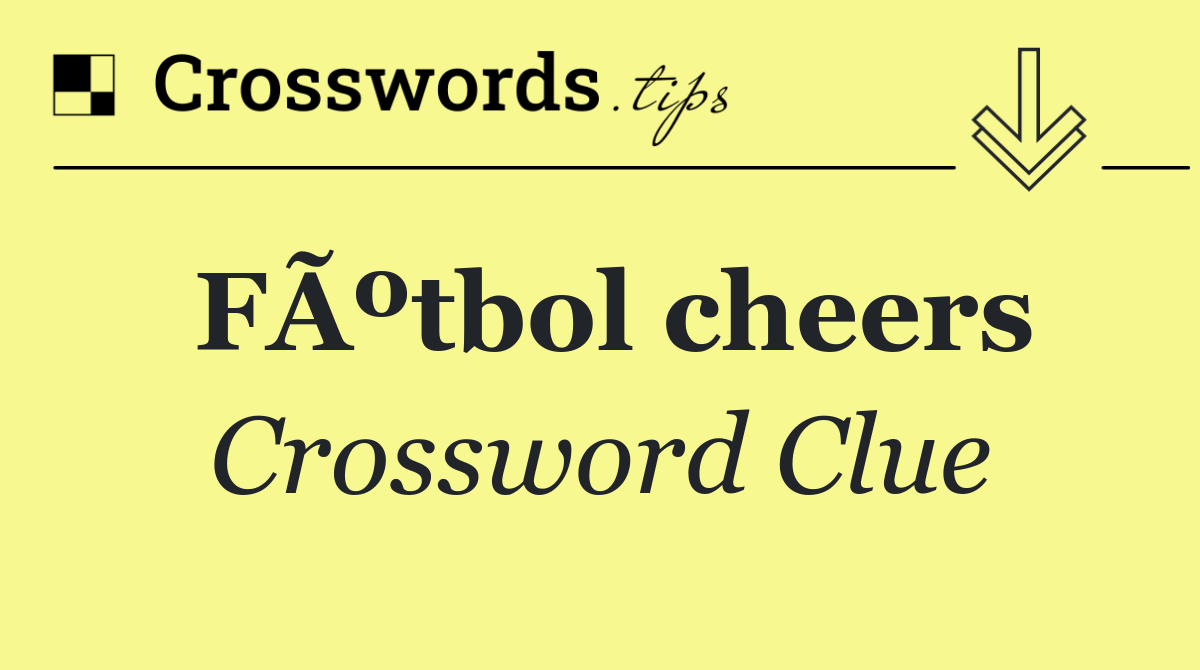 FÃºtbol cheers