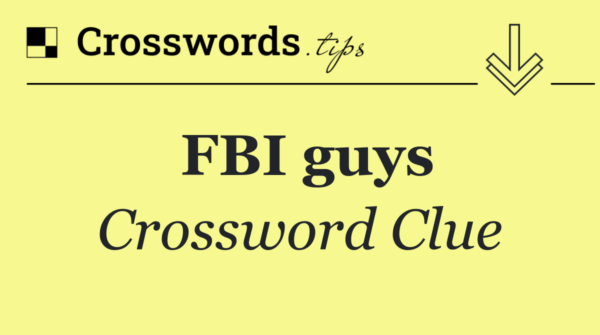FBI guys