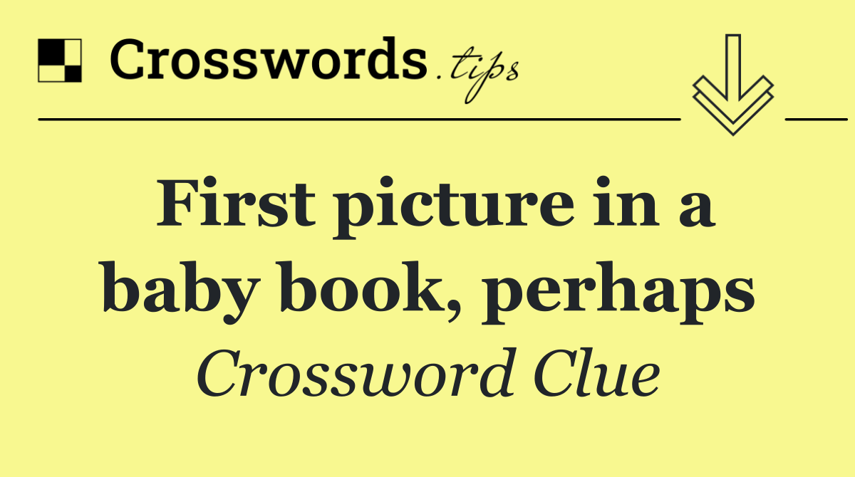 First picture in a baby book, perhaps