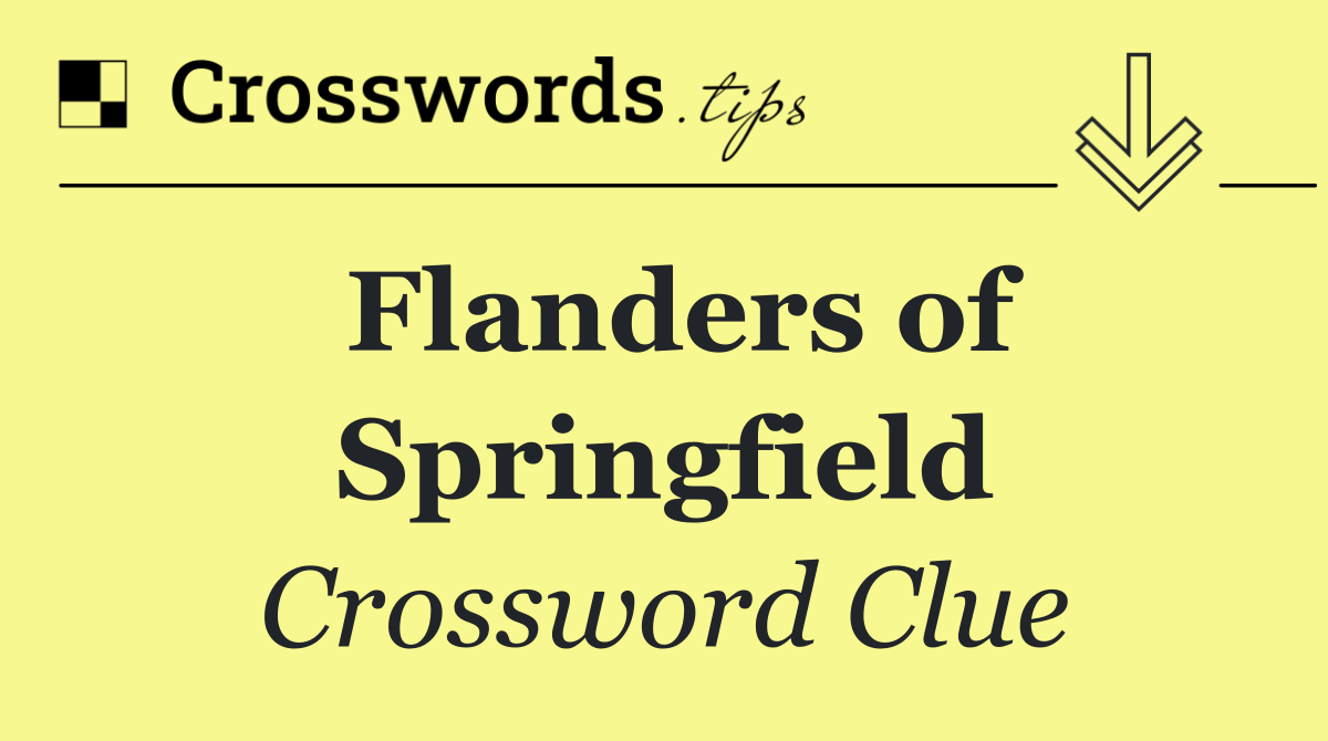 Flanders of Springfield