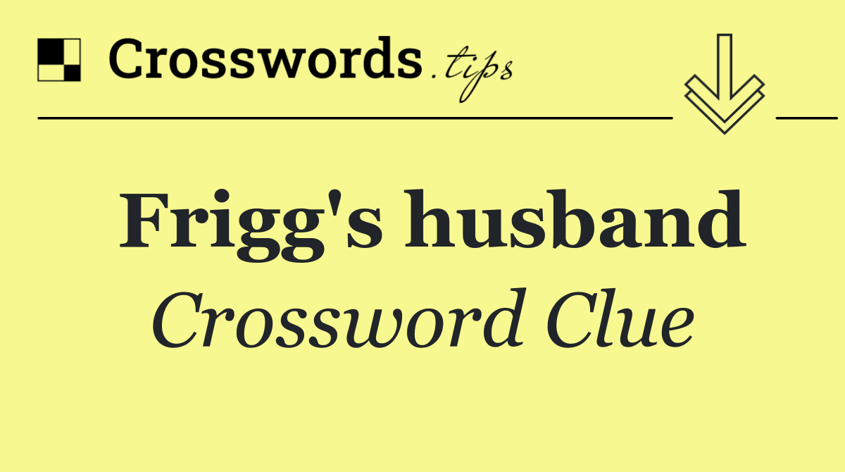 Frigg's husband