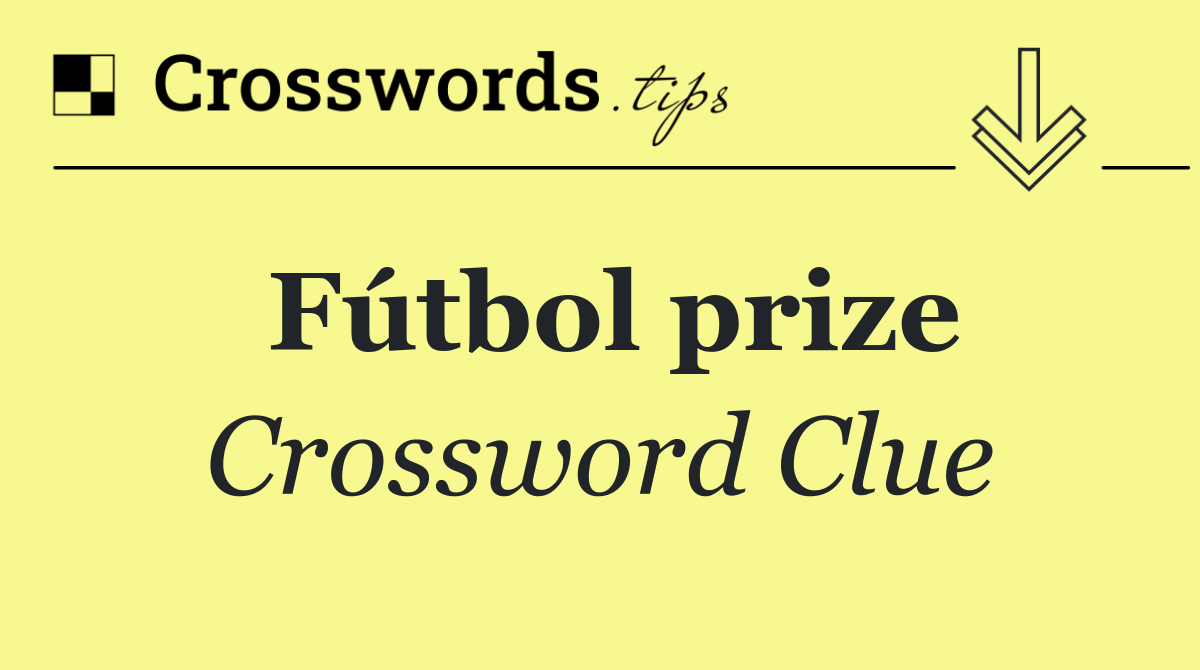 Fútbol prize