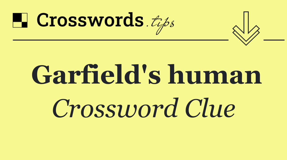 Garfield's human