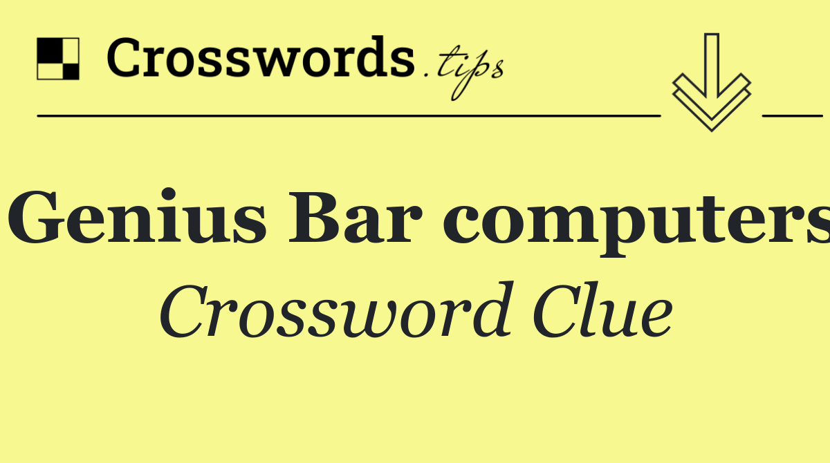 Genius Bar computers