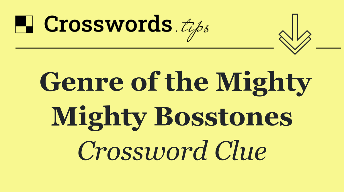 Genre of the Mighty Mighty Bosstones