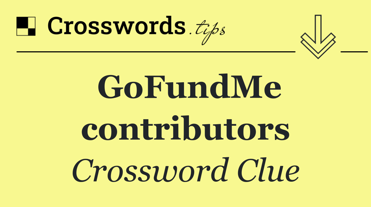 GoFundMe contributors