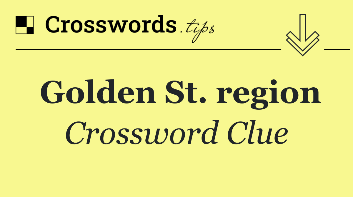 Golden St. region
