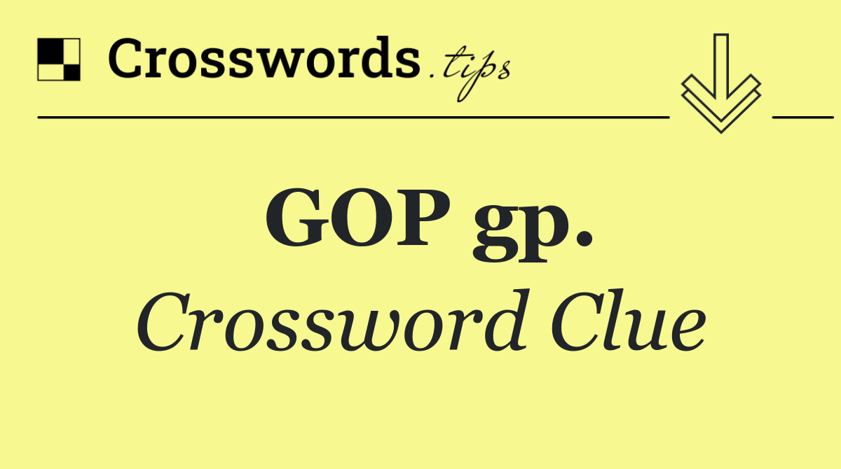 GOP gp.