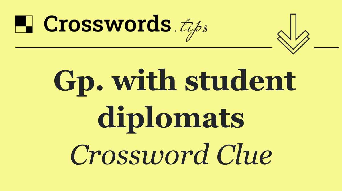 Gp. with student diplomats