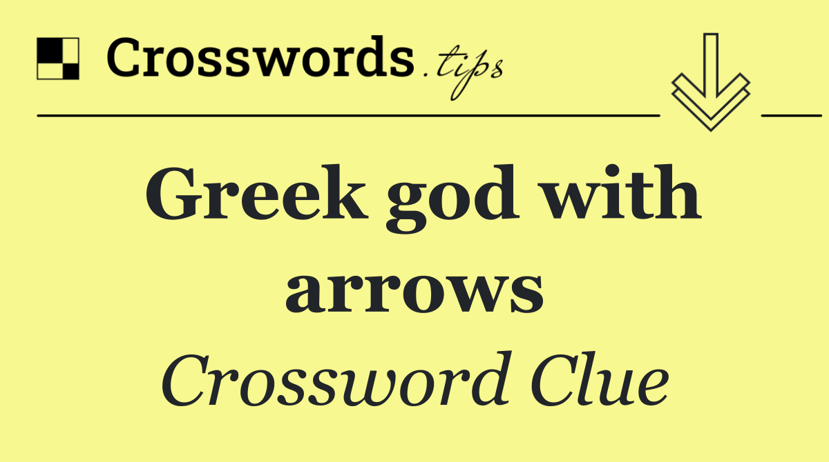 Greek god with arrows