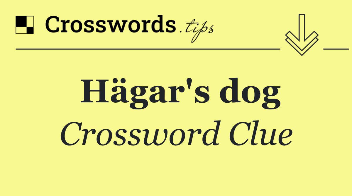 Hägar's dog