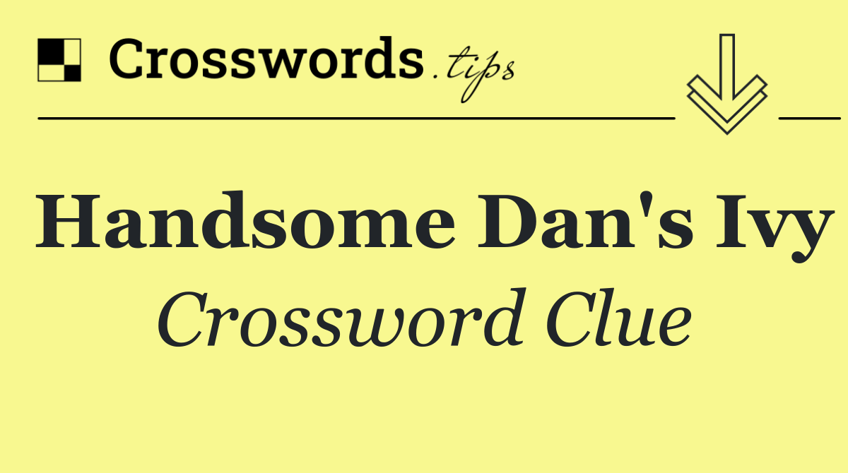 Handsome Dan's Ivy