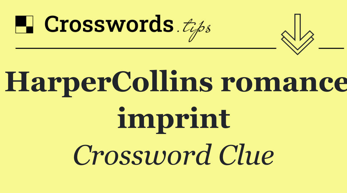 HarperCollins romance imprint