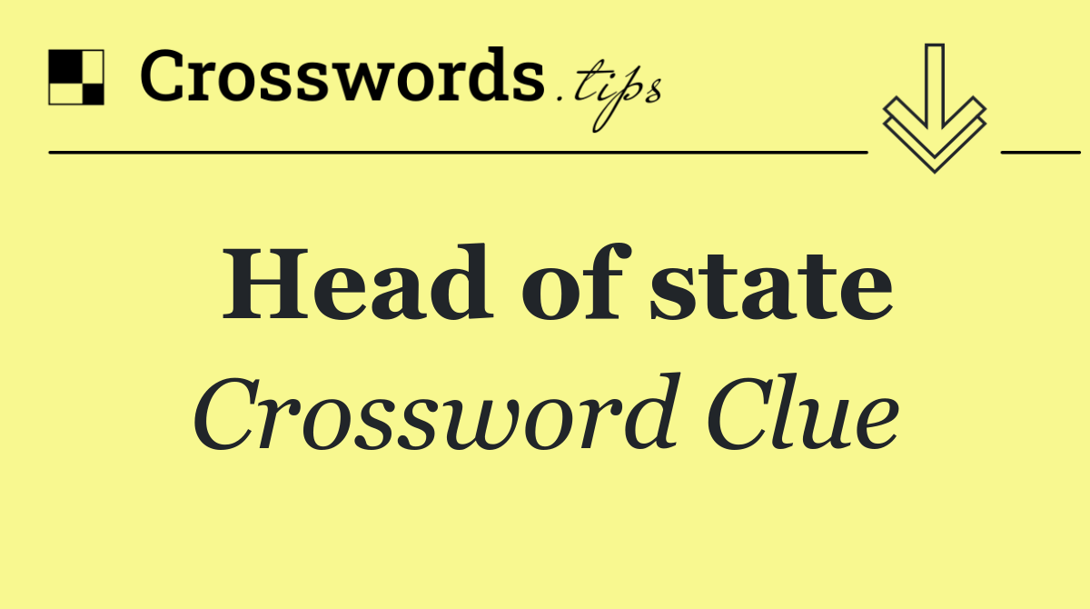 Head of state