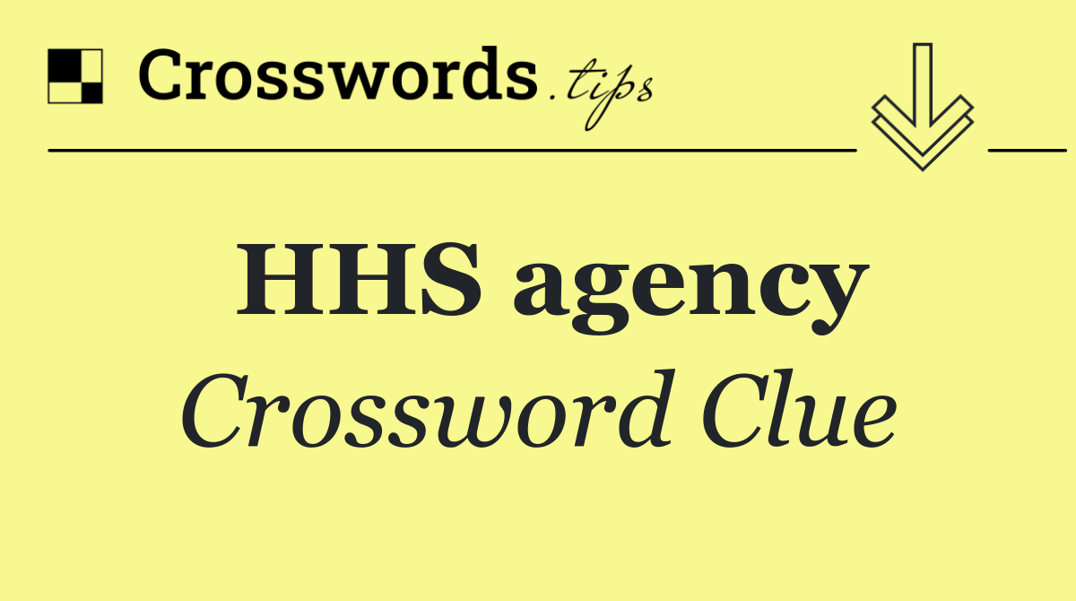 HHS agency