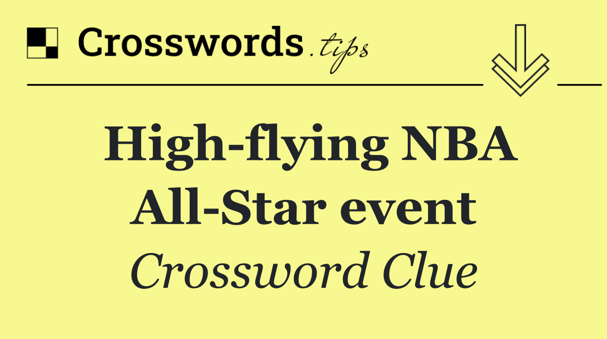 High flying NBA All Star event
