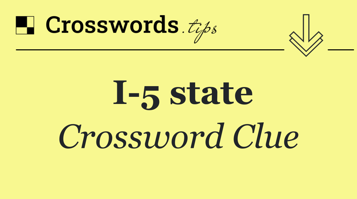 I 5 state