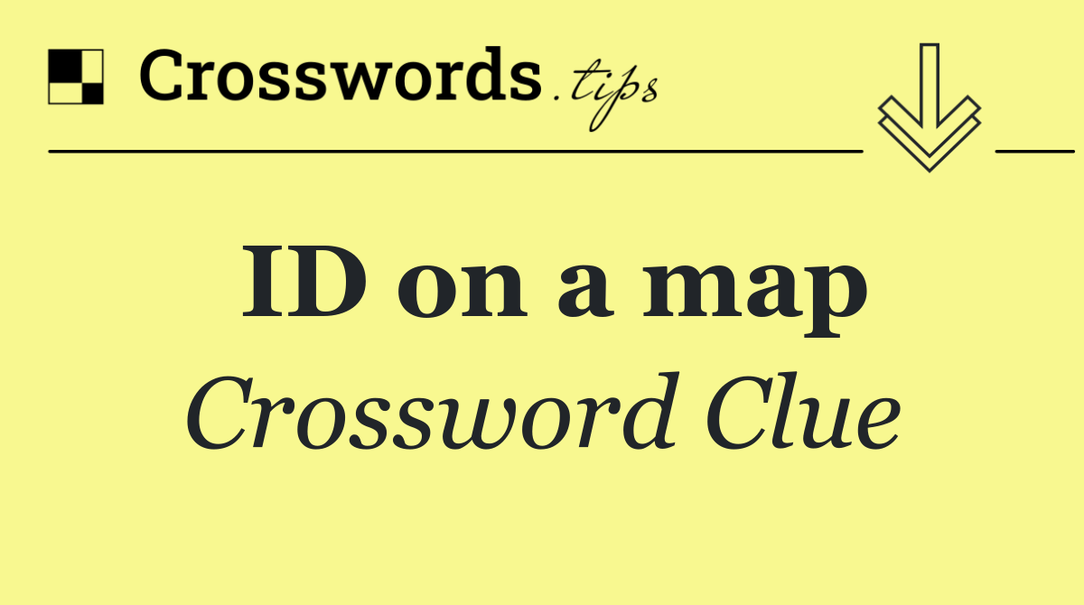 ID on a map