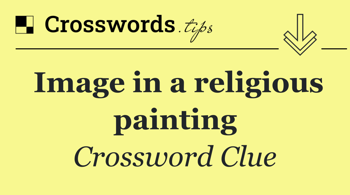 Image in a religious painting