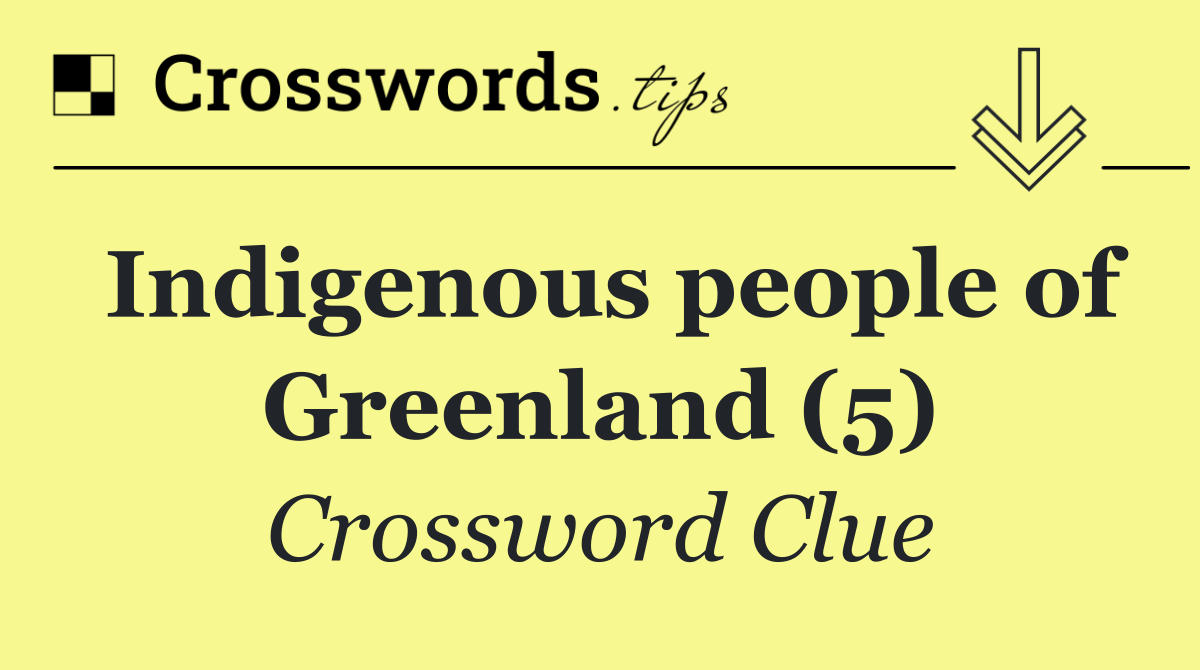 Indigenous people of Greenland (5)