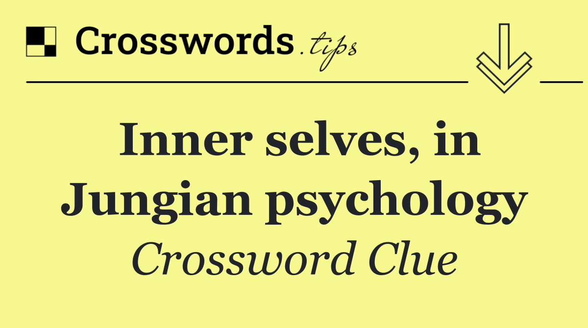 Inner selves, in Jungian psychology