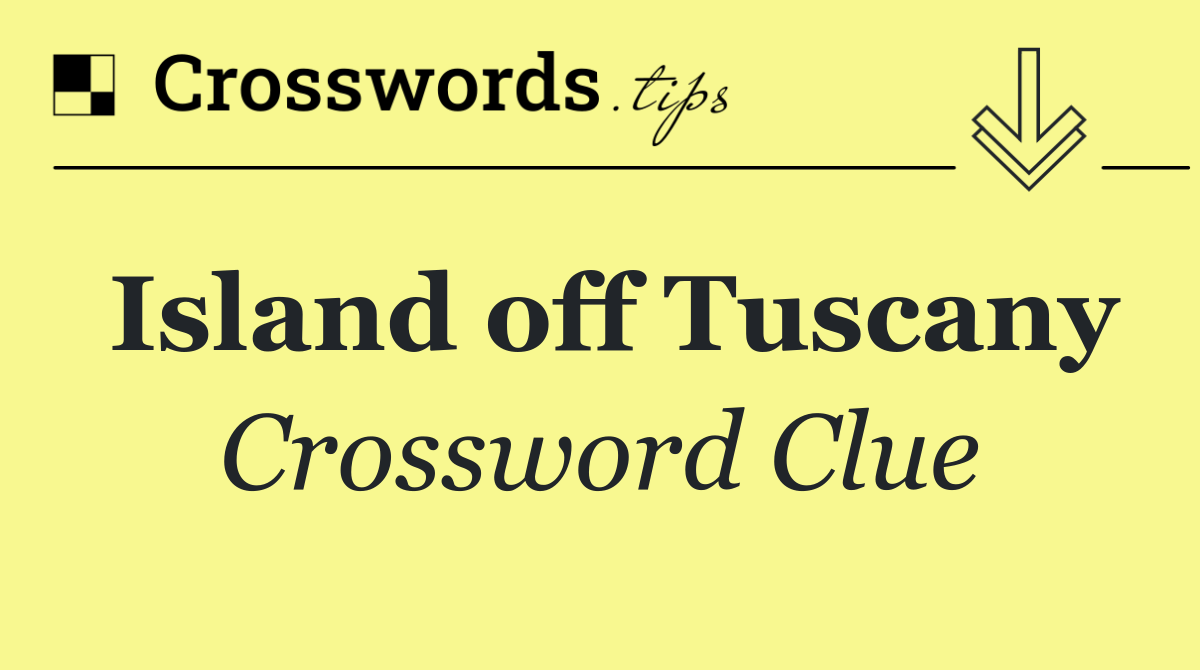 Island off Tuscany