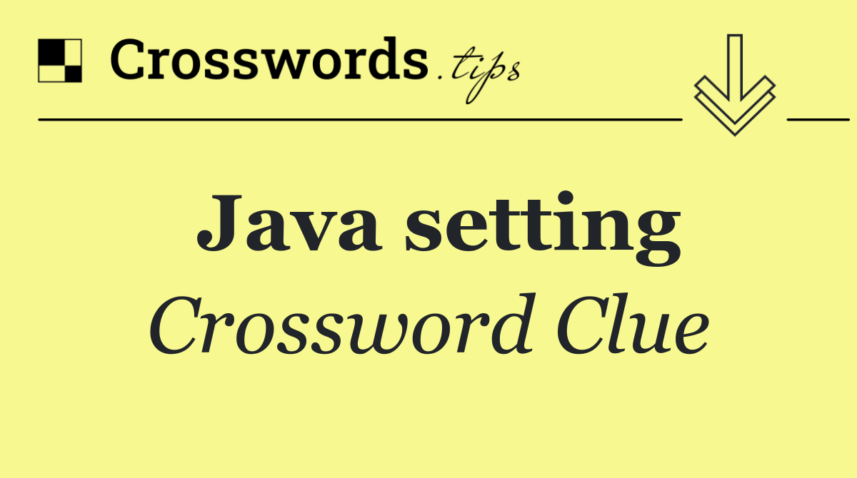 Java setting