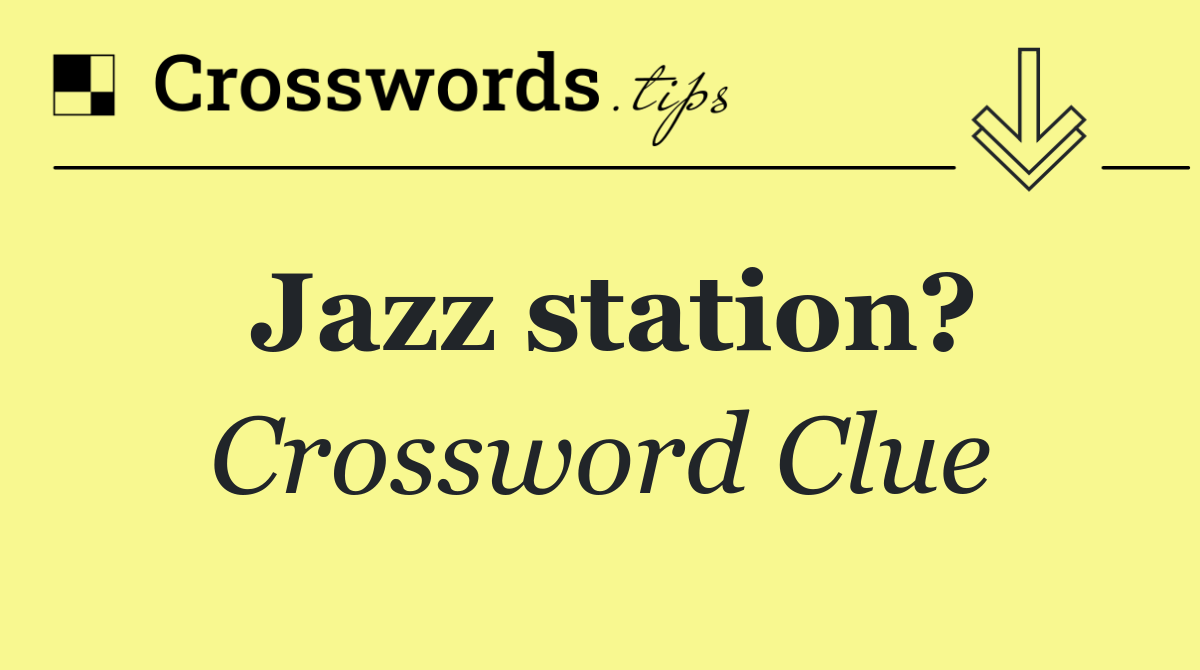 Jazz station?